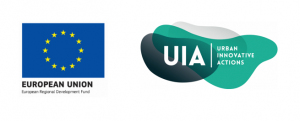 Logo du financement européen UIA pour la Ville de Seraing